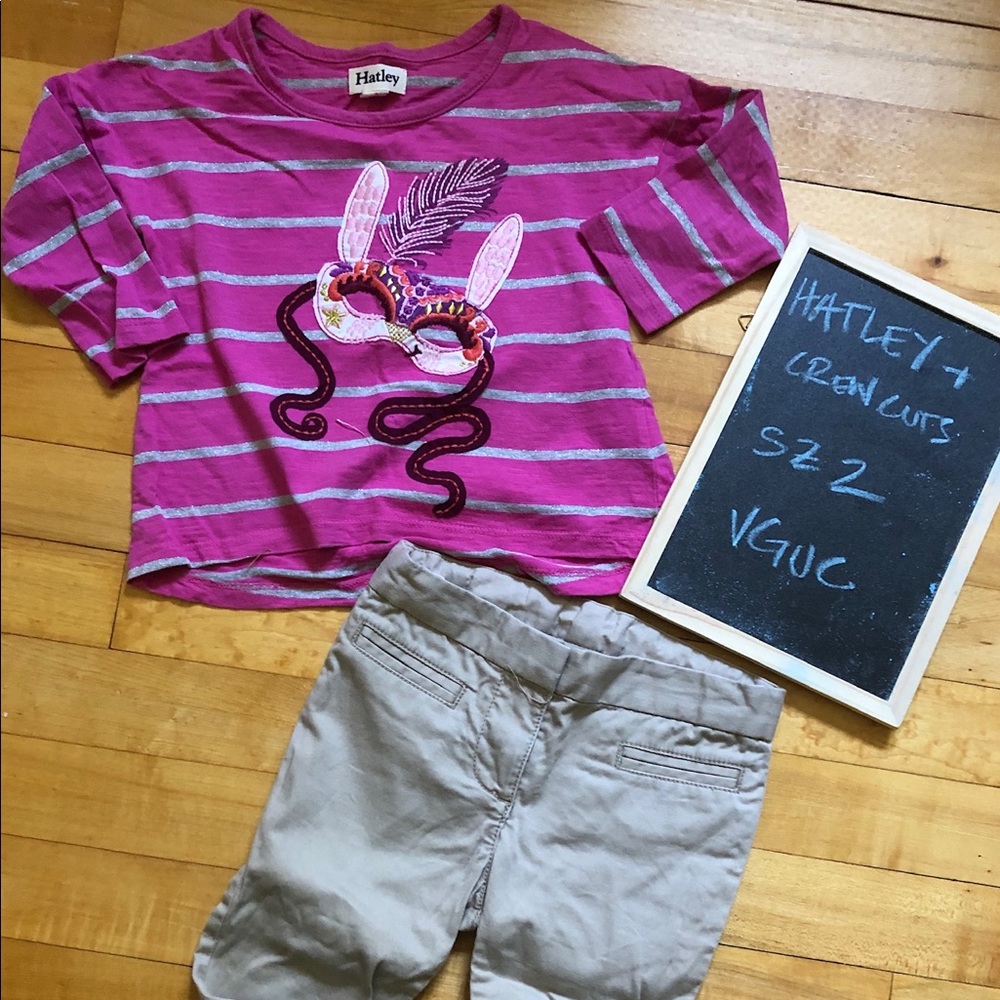 Cute shirt and pants set — Hatley and Crew Cuts